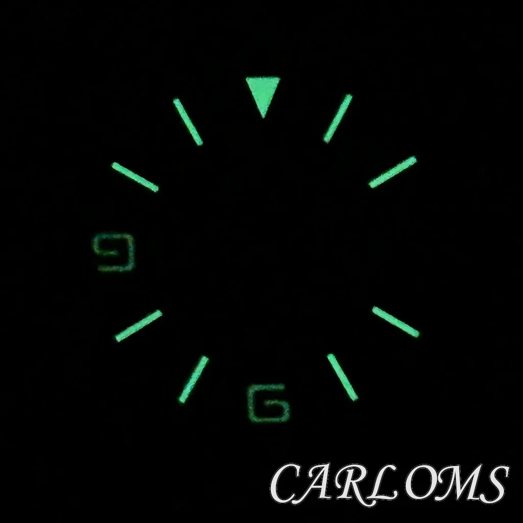 جودة عالية 29 مللي متر NH35 ساعة الطلب الأخضر مضيئة تاريخ جديد 369 ساعة الوجه لتاج 3/3.8 #6