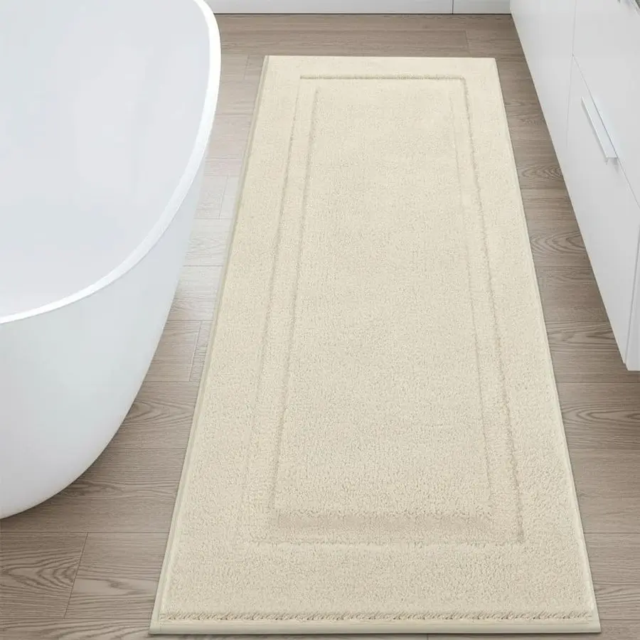 

Super Soft Bathroom Runner Rugs 24x60 Bath Runner Non Slip Washable Absorbent Bath Rugs Mats Carpets for Bathroom Floor Tub Show