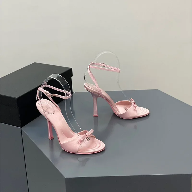 Summer Women Sexy High Heels Shoes Brand Sandals Fashion Pumps 2024 New Trend Party Dress Slingback Slippers