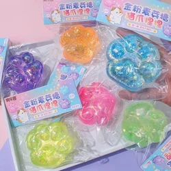 Cat Paw Taba Squishy Toy – Ultra-Soft Stress Relief Squeeze Toy with Quick Recovery, Cute Cat Paw Design, Mix Colors