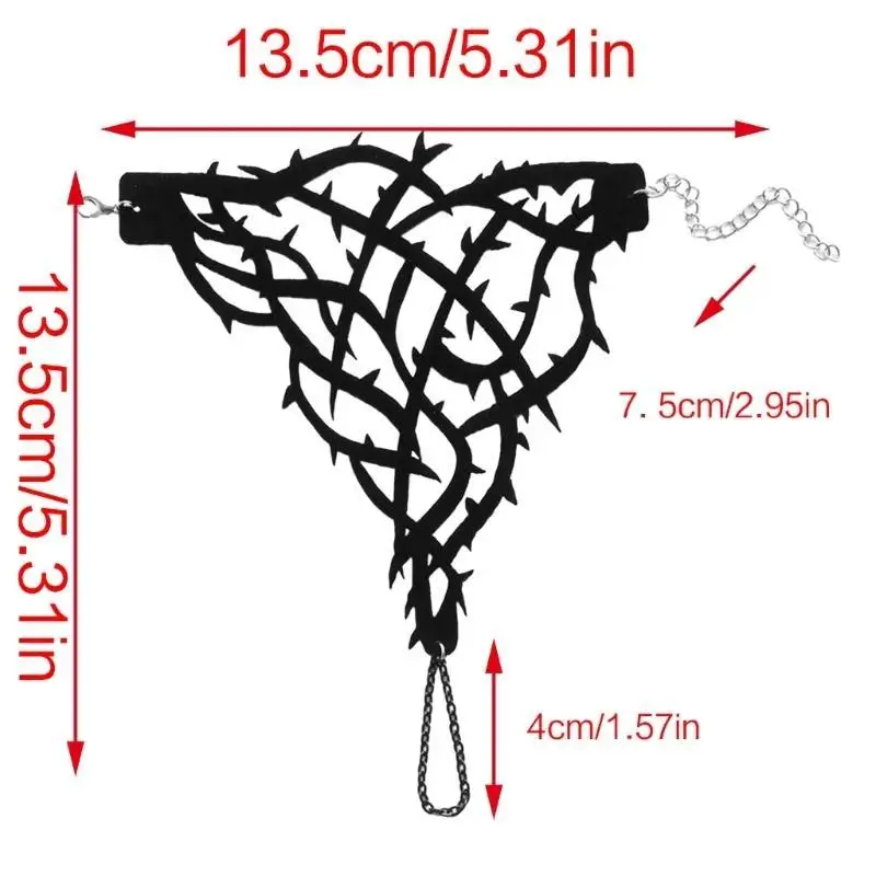 Bracciale regina da 39BD bracciale gotico Thorns personalizzato Bracciale regolabile