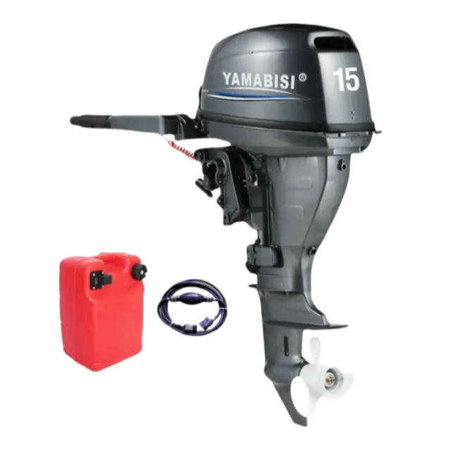 

New High Quality Yamabisi 15HP 4-Stroke fuel Water Cooled Outboard Motor with 2-Year Warranty for Commercial Fishing