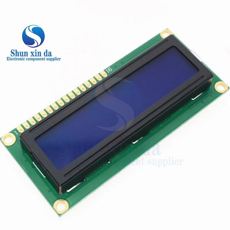 1 pièces LCD1602 1602 module écran vert 16x2 caractères Module d'affichage LCD.1602 5 V écran vert et code blanc pour arduino