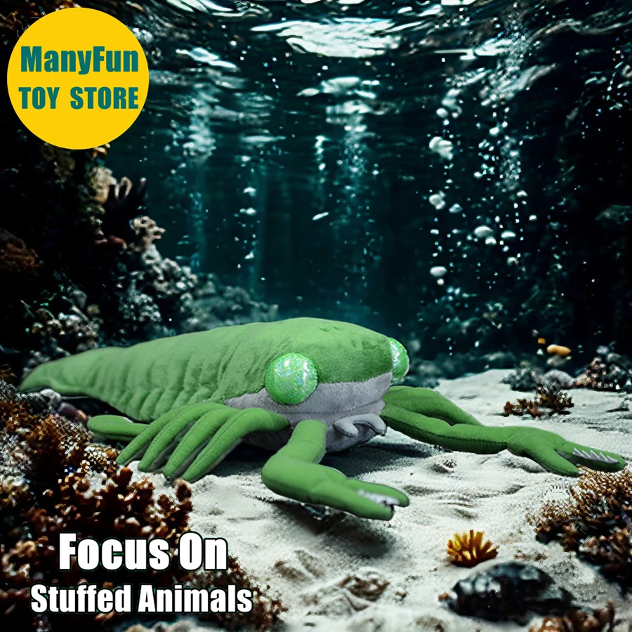

Pterygotus High Fidelity Sea Scorpion Plushie Giant Scorpion Plush Toy Lifelike Eurypterid Stuffed Animal Simulation Doll Toys