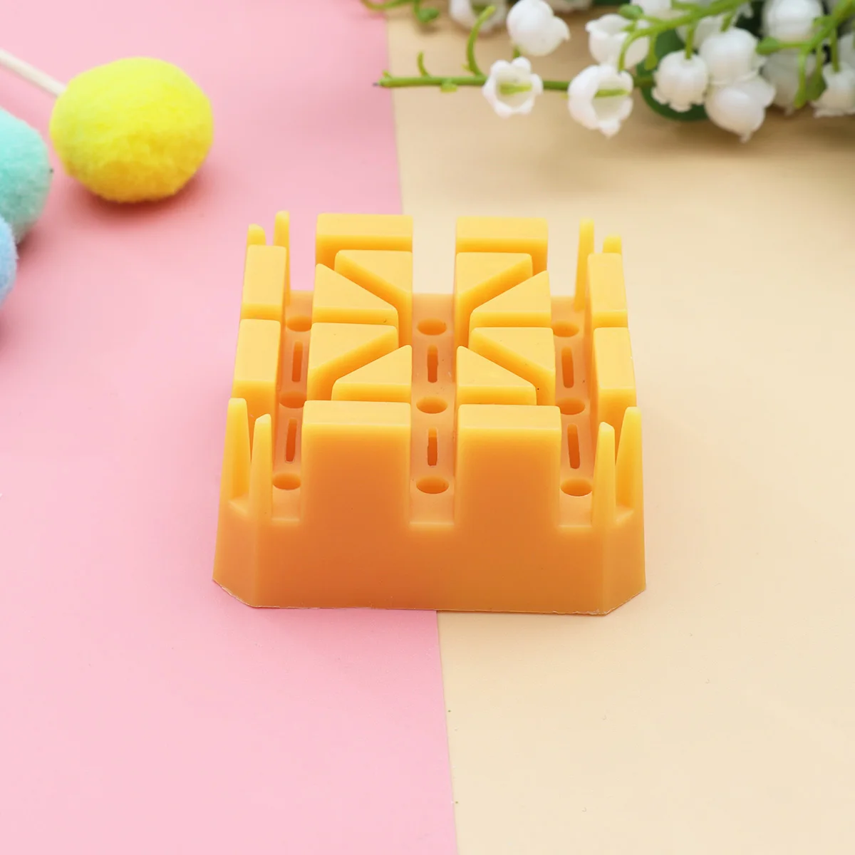 

Plastic Bracelet Holder Mount Repair Tool With Screw Slots Durable High-Grade Material For Repair Replacement Yellow