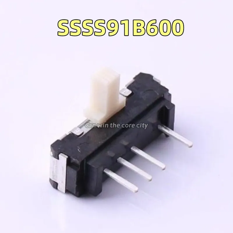 5 Pieces ALPS imported original SSSS91B600 sliding switch 3 gear switch vertical 4 foot spot direct auction