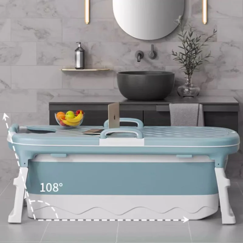 Strong White Bathtubs Foldable Portable Women Baby Adults Bathtub Large House Foot Baignoire Pliable Abulte Home Furniture