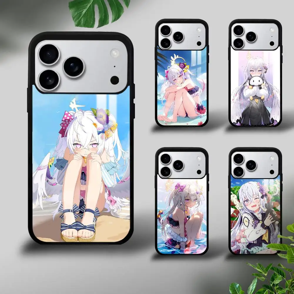 

Shirasawa Azusa Blue A-Archive Phone Case For IPhone 17 16 15 14 13 12 11 Pro Max Plus Mini Plus Hard Surface Protect Funda