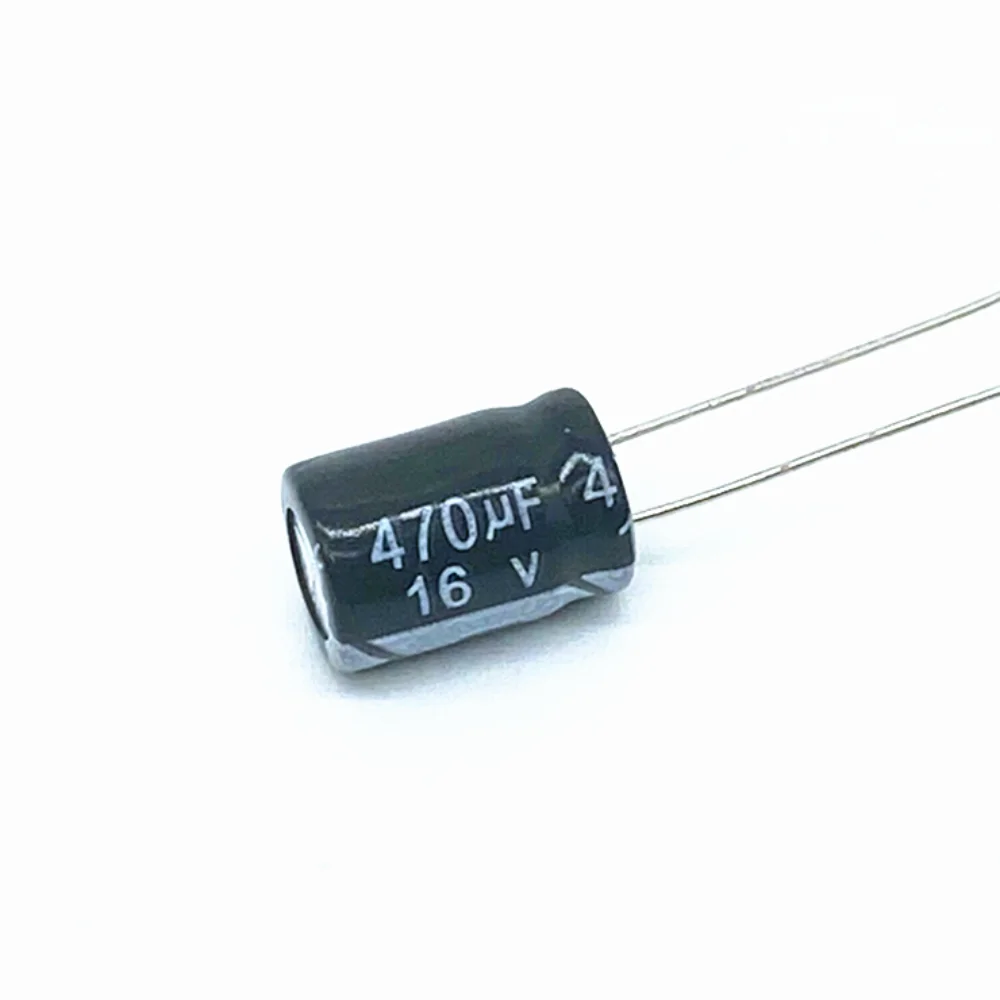 20PCS Higt quality 16V470UF 8*12mm 470UF 16V 8*12 Electrolytic capacitor