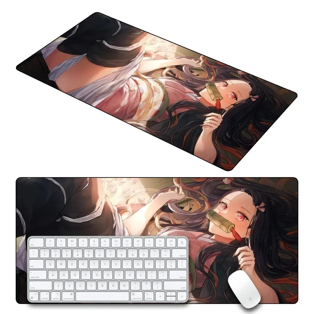 

Kamado Nezuko Hot Anime Mouse Pad Demon Slayer Large Carpet DeskMat Computer Gamer Gaming Peripheral Accessories MousePad