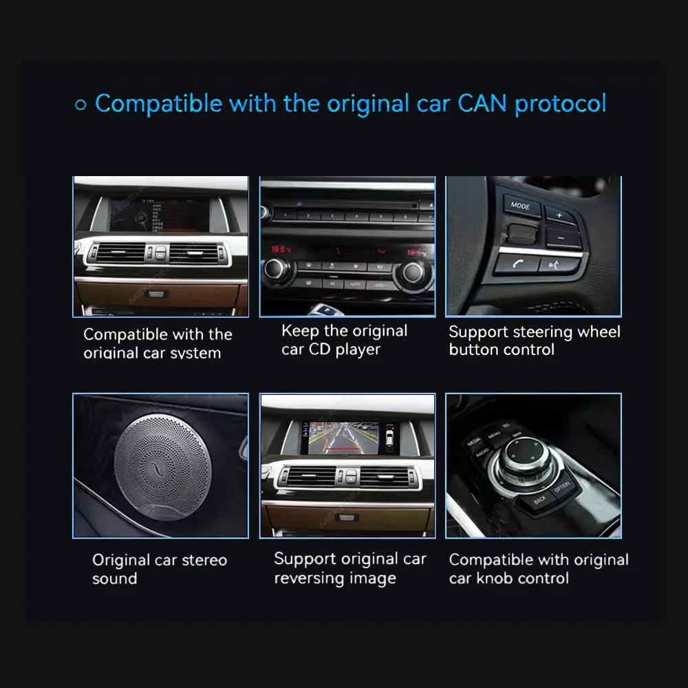 21 Inch Car Stereo Touch Screen Car Headunit 4G Sim Card Support WiFI Internet BT For BMW 7 Series F01 F02 CICI NBT