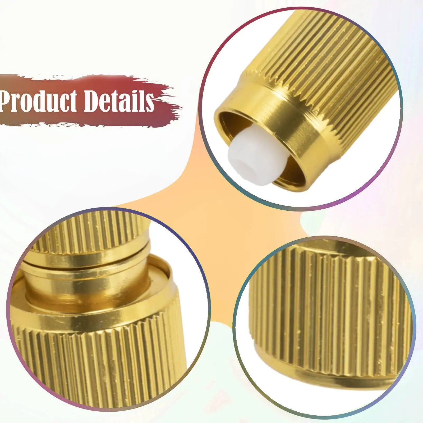 Garden Hose Connector Quick Attach Aluminum Alloy Leakproof Fitting End Repair for Thin Inner Diameter