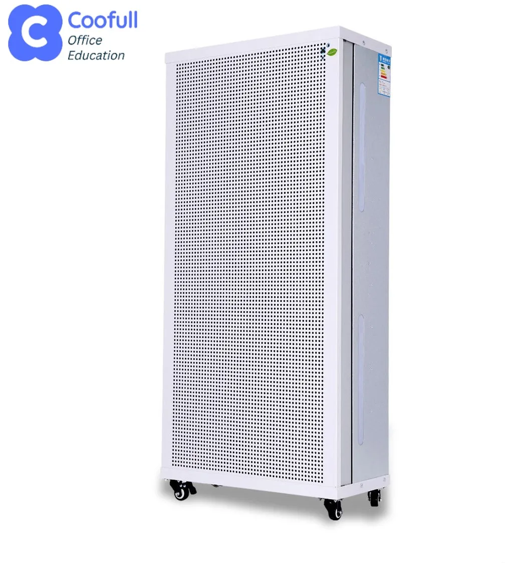 Modern Minimalist Air Purifier with Medical Grade H13 HEPA Filter | Advanced Safety Certified for Home Office Nursery | White