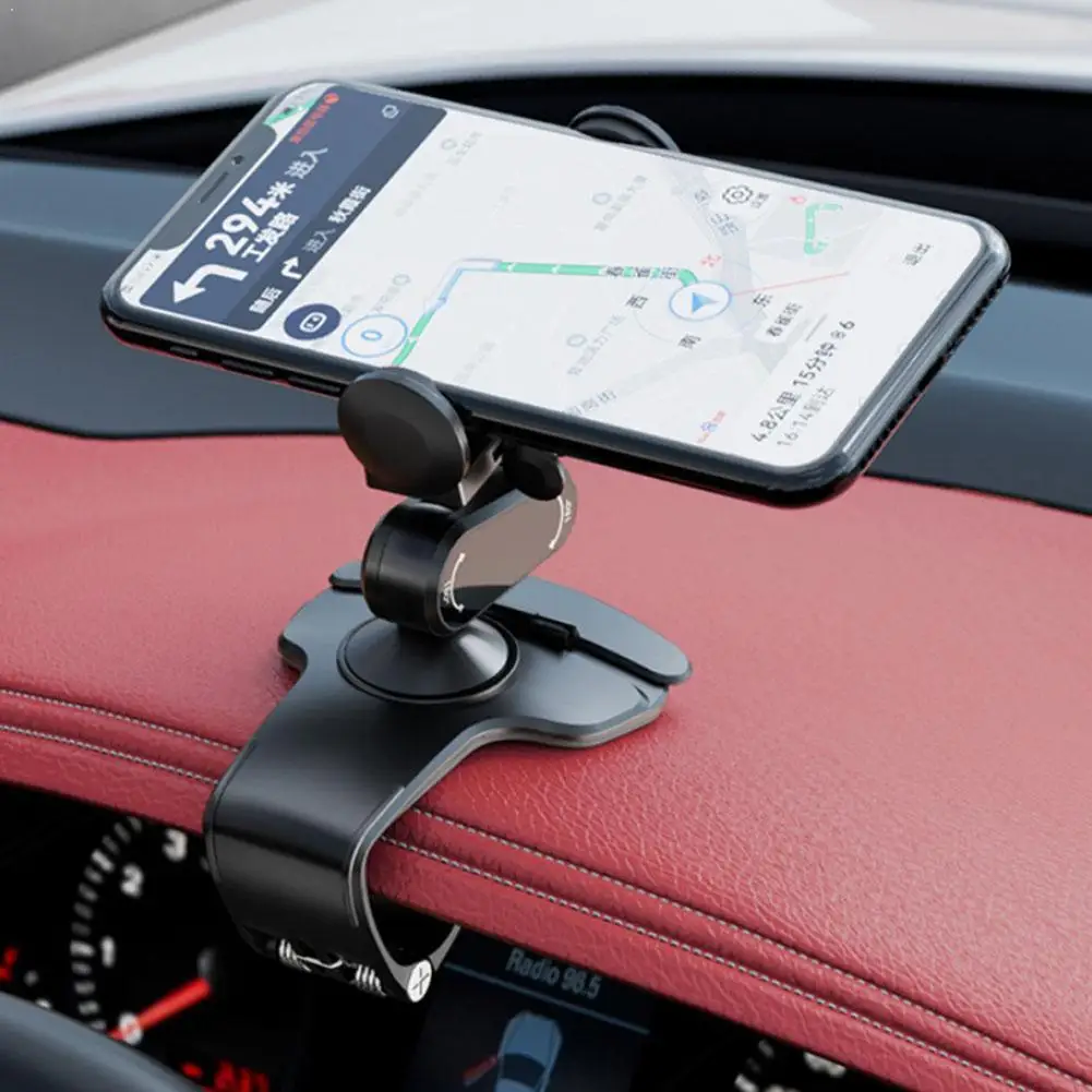 Universal Car Phone Holder Stand Dashboard Car Clip Mount GPS Bracket Car Mobile Phone Support in Car For iPhone 