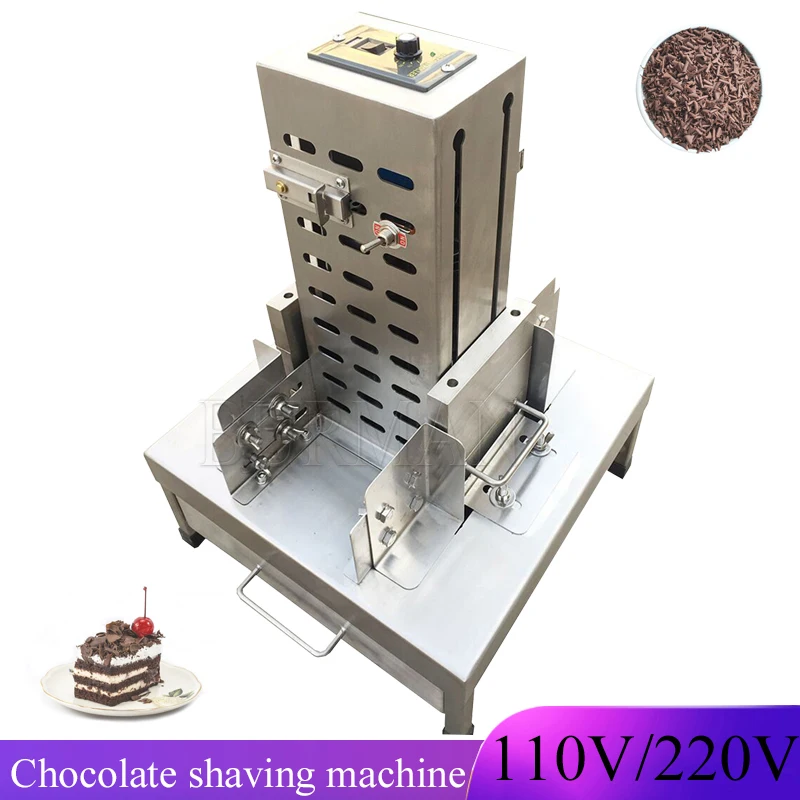 

Commercial Chocolate Chip Cutter Making Machine Chocolate Block Slice Rolls Shaving Machine