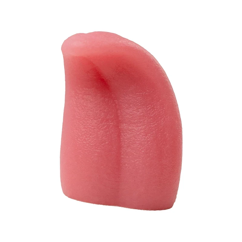 Soft Pink Realistic Fake Tongue Prop Silicone Doll DIY Making Accessories Cosplay Party Game Decoration Halloween Tool
