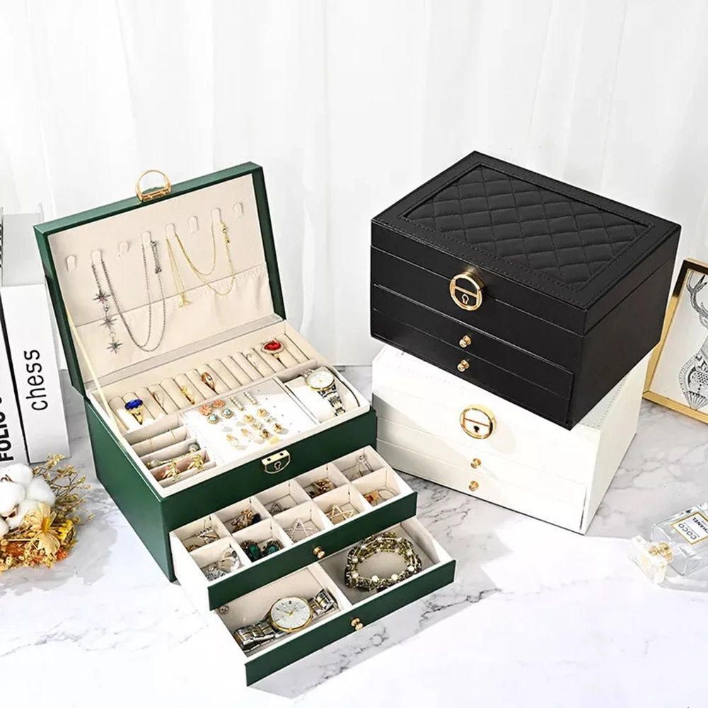 

Necklace Jewelry Storage Organiser Multifunctional Jewelry Case Present For Women Girls Organizer