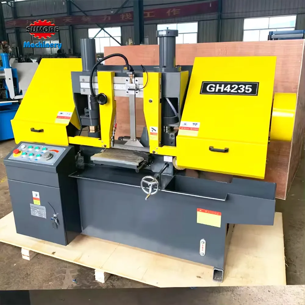 SUMORE Double Column Horizontal Band Saw GH4228 GH4235 GH4240 GH4250 Vertical Bandsaw Hine Metal Cutting