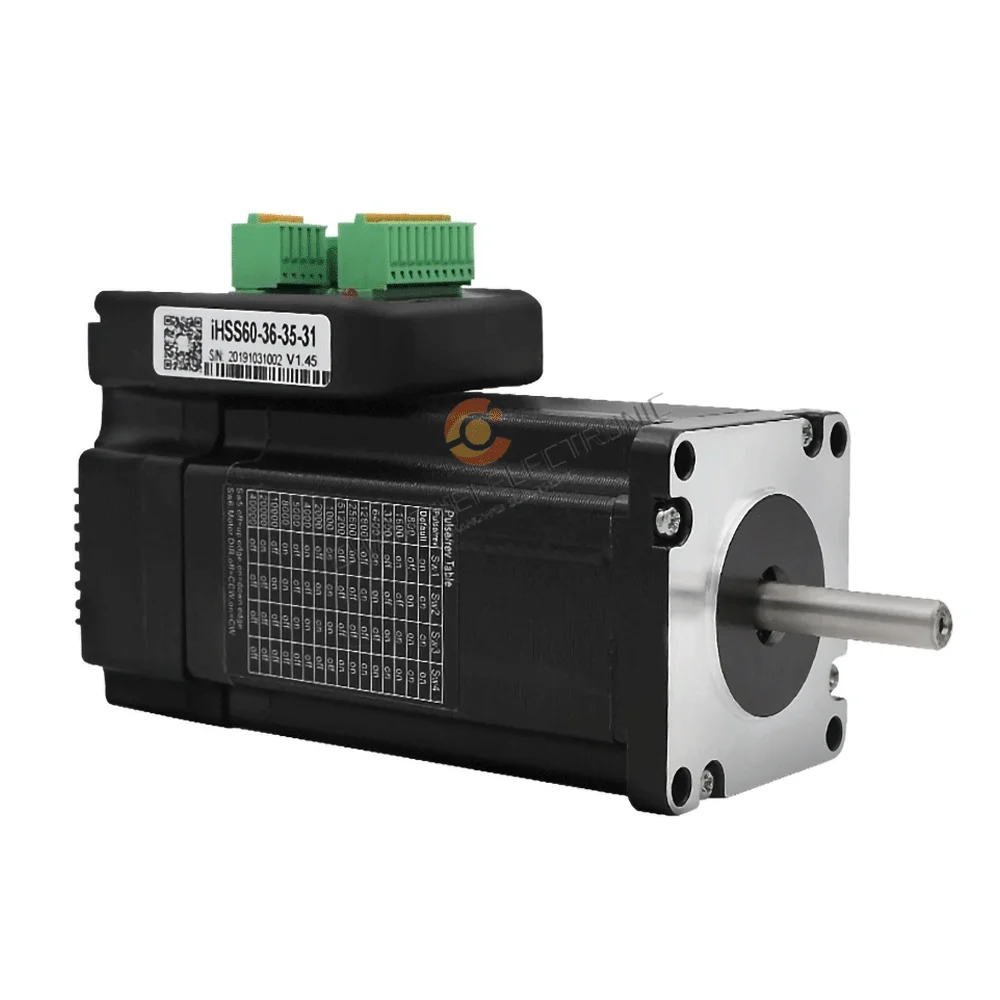 

IHSS60-36-35-31 JMC Original 60MM 3.5NM 5.0A 36VDC Integrated CANBUS Stepper Motor&Drive Kits For 3D Print CNC Machine