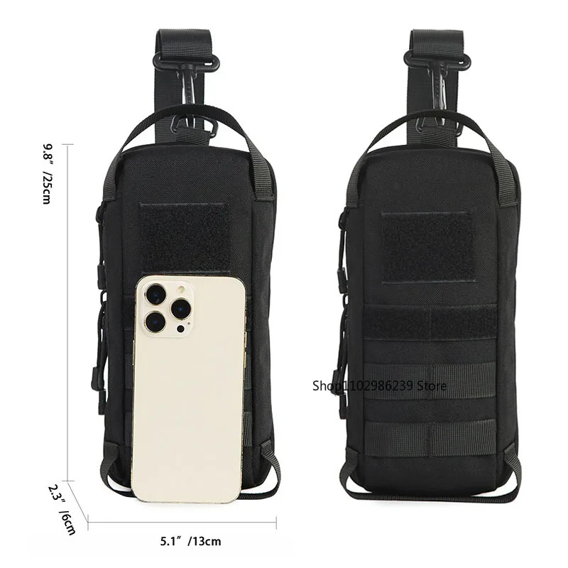 التكتيكية IWB مسدس الحقيبة بندقية الحافظة مول حزام الكتف جيوب الصيد حقيبة صدر للرجال مقاوم للماء الكتف الرافعة حزمة