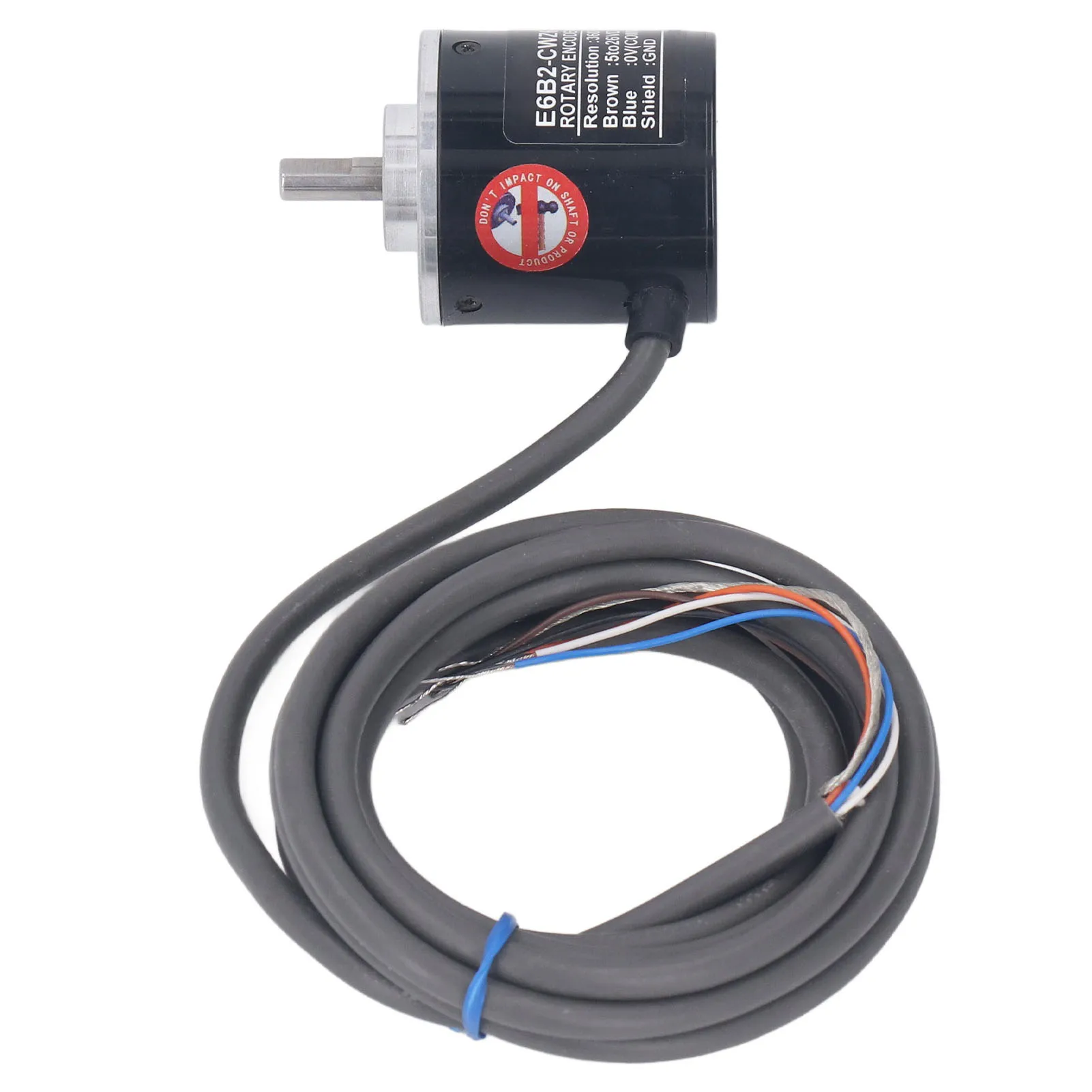 2 Phase Encoder High Accuracy Rotary Encoder Rotary Encoder Kit 2 Phase 360P/R 5‑24VDC Wide Voltage Power Supply