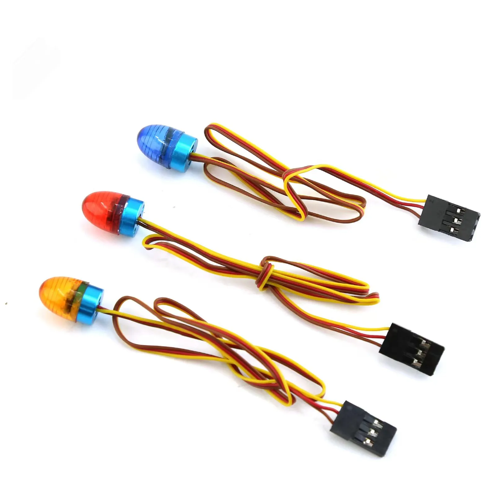 1/10 RC Car Led Lights With Multi-function Rotating Flashing Lamp for 1/10 RC Model Car 1:14 Tamiya Tractor Engineering Truck