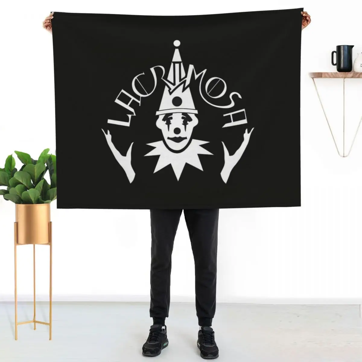 Lacrimosa Rock Band Germany Throw Blanket Soft Warm Blanket Gift for Grandparents