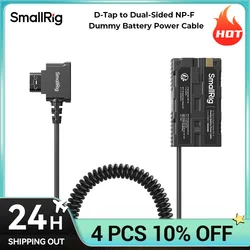 SmallRig D-Tap to Dual-Sided NP-F Dummy Battery Power Cable with Four Power Outputs Multifunctional Battery Power Cable 4884