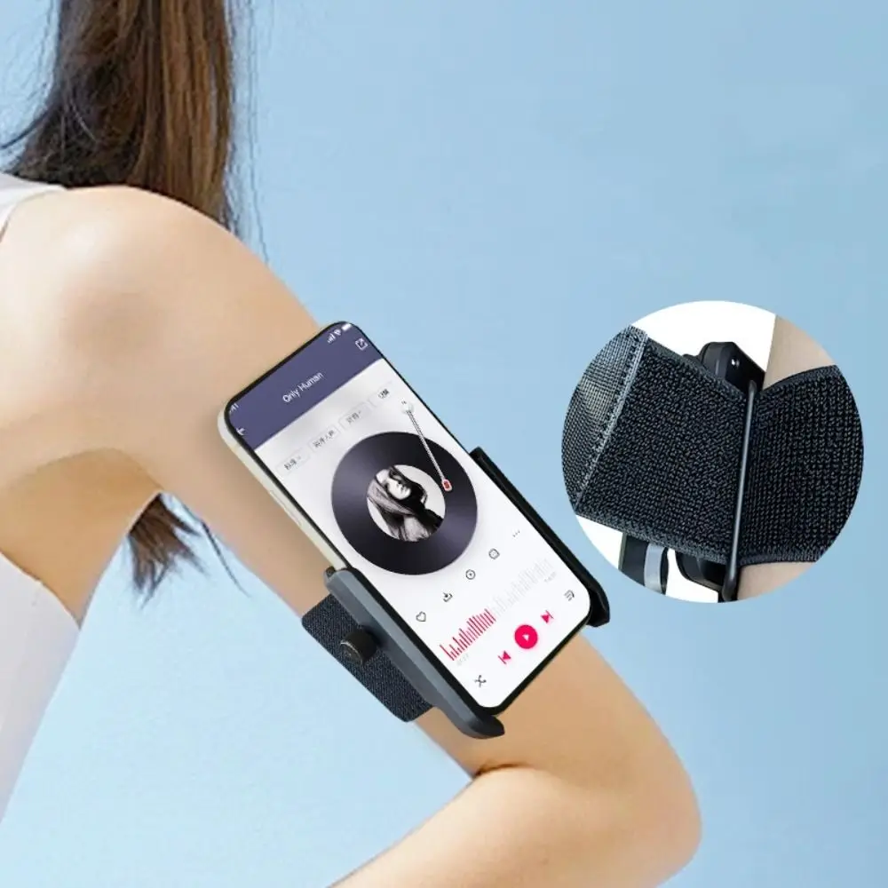 

Rotating Armbands Phone Holder Wrist Pouch Hands Free Running Phone Bag Adjustable Lightweight Wrist Mobile Holder
