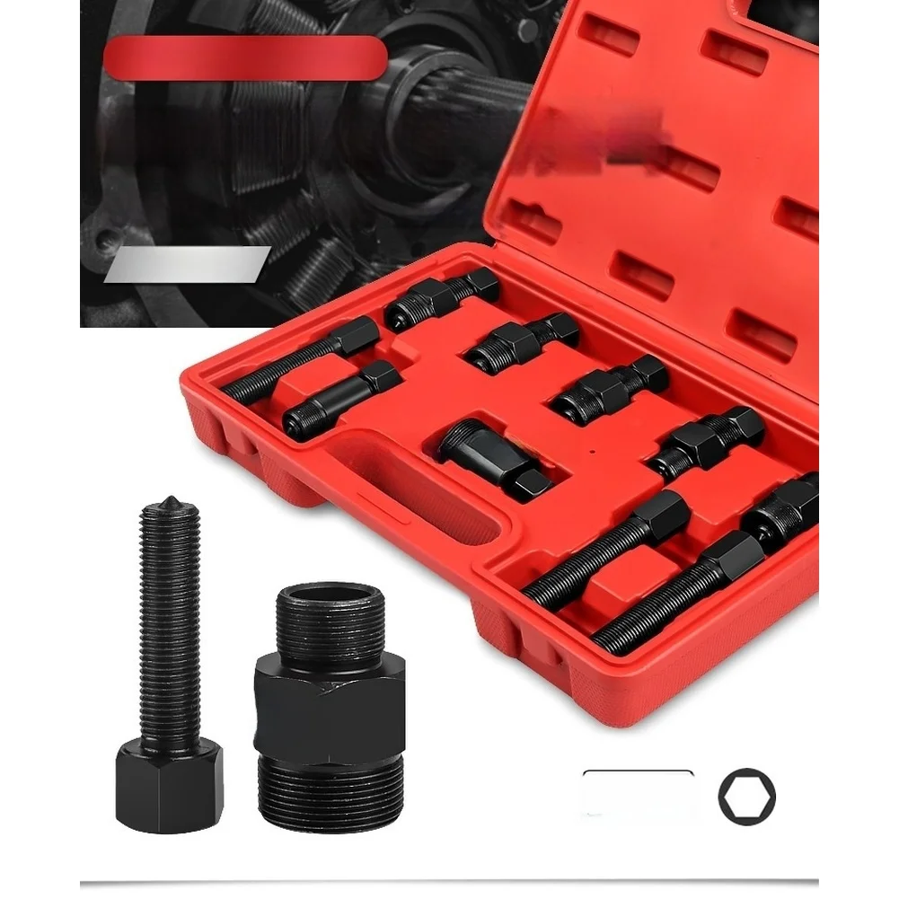 Rotor Removal Tool Flywheel Puller Precision Threads Blackened Heat-treated Hexagonal Head Magnetic Rotor Removal