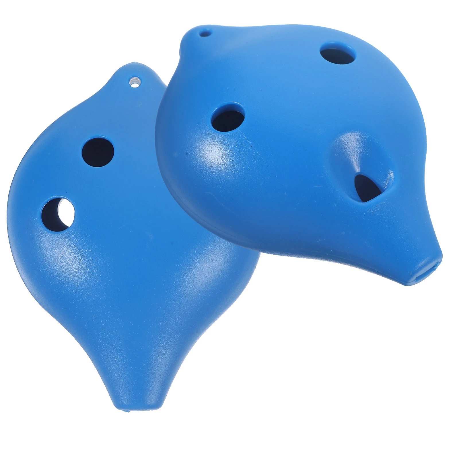 

2Pcs 6 Hole Ocarina Portable Lightweight Compact Space Saving Musical Instrument for Kids Students Clear Sound Multiple Mouth