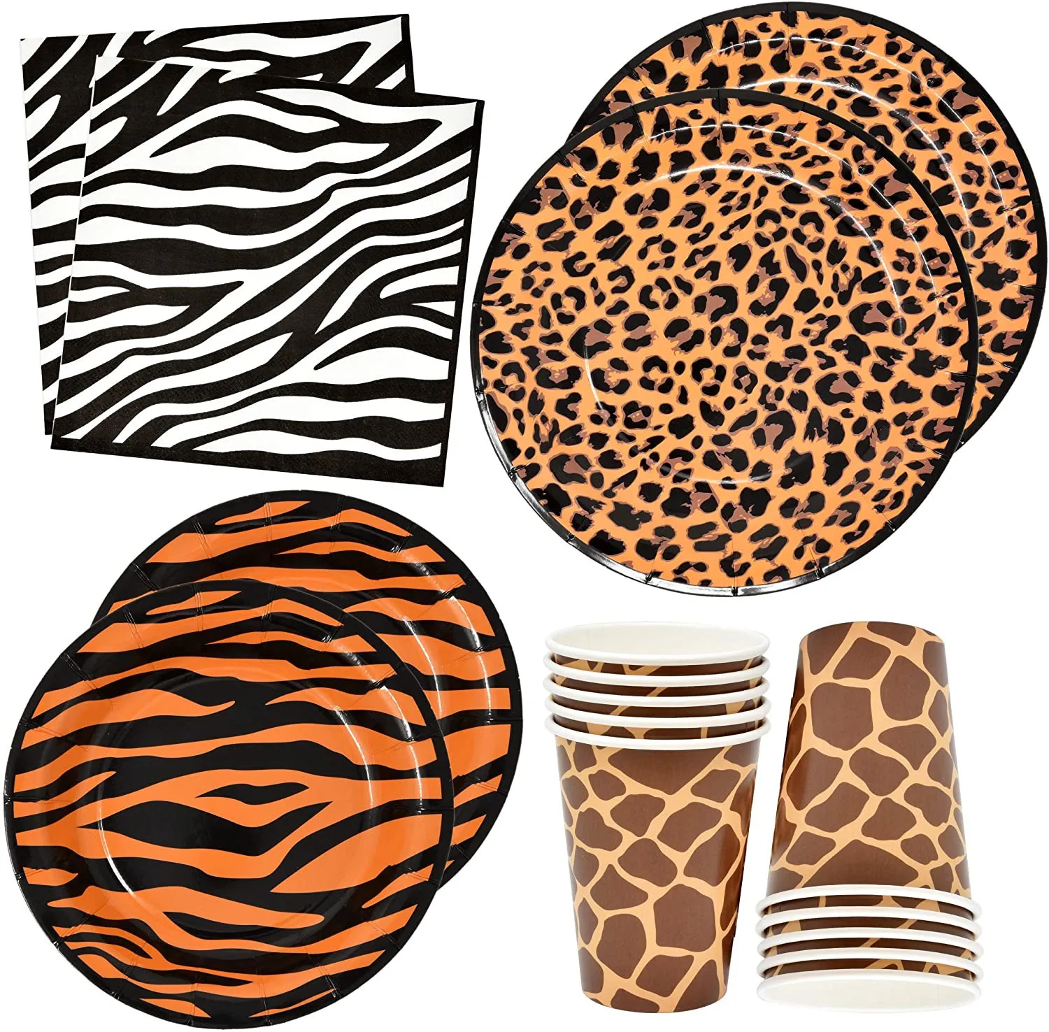 Leopard Print Party Decorations Cheetah Party Cheetah Birthday Leopard Party Supplies Leopard Print Decorations Cheetah Print