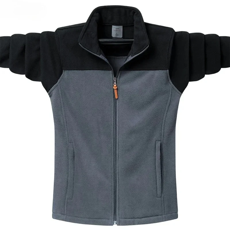 Plus Size 9XL Winter Polar Fleece Jacket Men Tactical Soft Shell Windproof Camping Coat Women Fashion Couple Warm Harajuku Parka