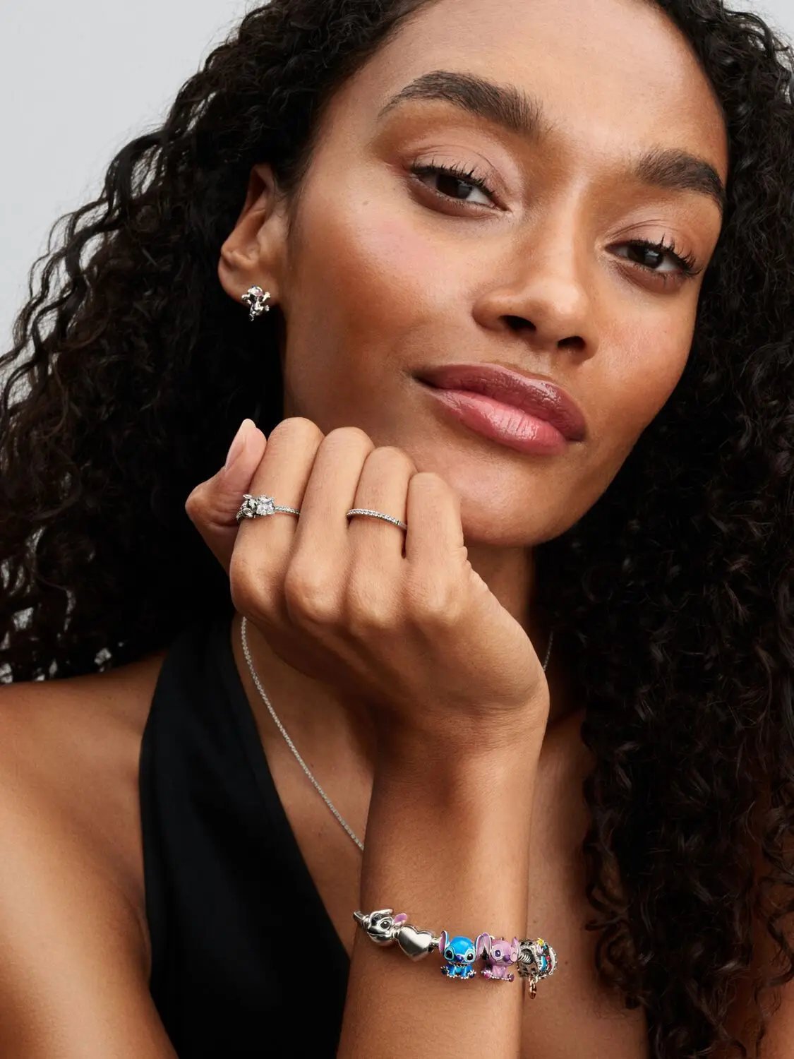 ديزني ذات العلامات التجارية المشتركة 925 الفضة سحر الخرز ميكي ويني ذا بوه غرزة الكرتون تصميم مناسبة لسوار DIY غرامة مجوهرات