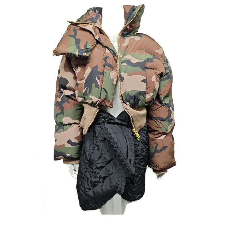 Yuerwang Women Parka Winter Coat Warm Jacket Wholesale Dropship 2024 Camoflague Winter Jacket