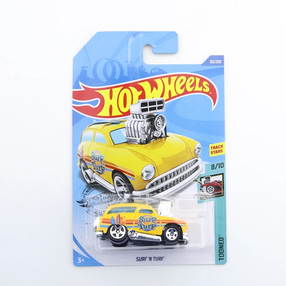 2023-122 2019-79 2020-83 2020-66 SURF N TURF Original Hot Wheels Mini Alloy Coupe 1/64 Metal Diecast Model Car Kids Toys Gift