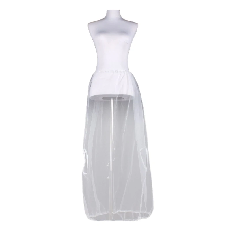 Bridal Petticoat Lovely Skirt Support Elastic Waist Half Skirt Adjustment Wedding Convenient to Restroom Skirt Supplies