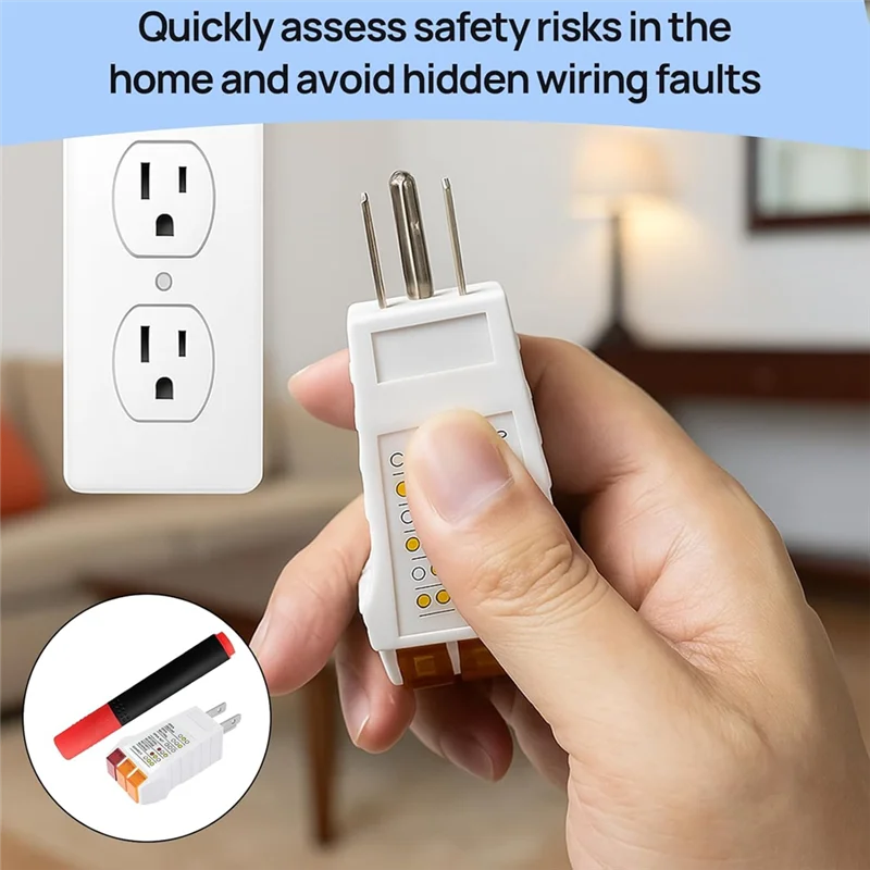 MOPHE-Grounding Tester Outlet Tester & Conductivity Test Pen For Earthing Sheets, Mats, Blankets, Pillowcases, Wristbands