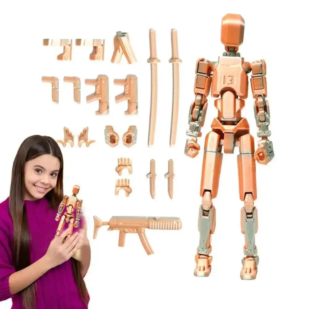 

Multi-Jointed Doll 13-joint Tool Toy Figures Toys Dummy 13 3D Printed Action Figure Novelty toys Action Figure