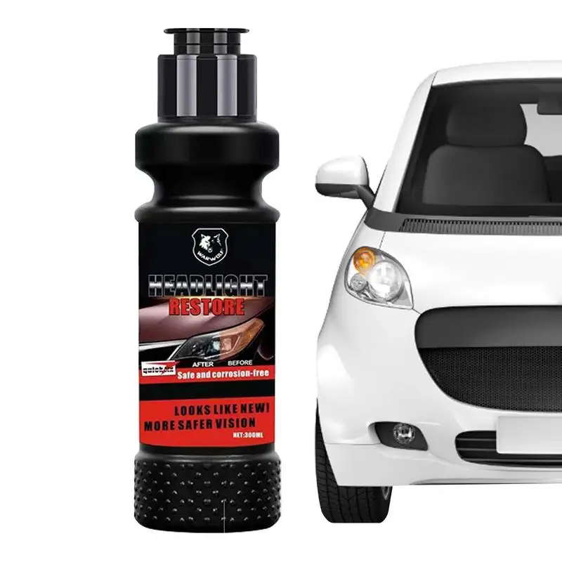 

Headlight Lens Cleaners Lens Restoration Cleaner 300ml Quick & Easy Longlasting Head Light Cleaner For Cars Trucks Motorcycles