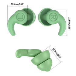 Noise Reduction Silicone Earplugs Anti-noise Hear Protect Ear Plugs Isolate the Noise for Sleep at Ease Working Ear Plug