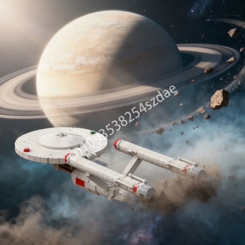 

308pcs MOC Star Trek Constitution Class TOS Model Building Blocks Assemble DIY Toys Creative Christmas Gift Idea Education Kids