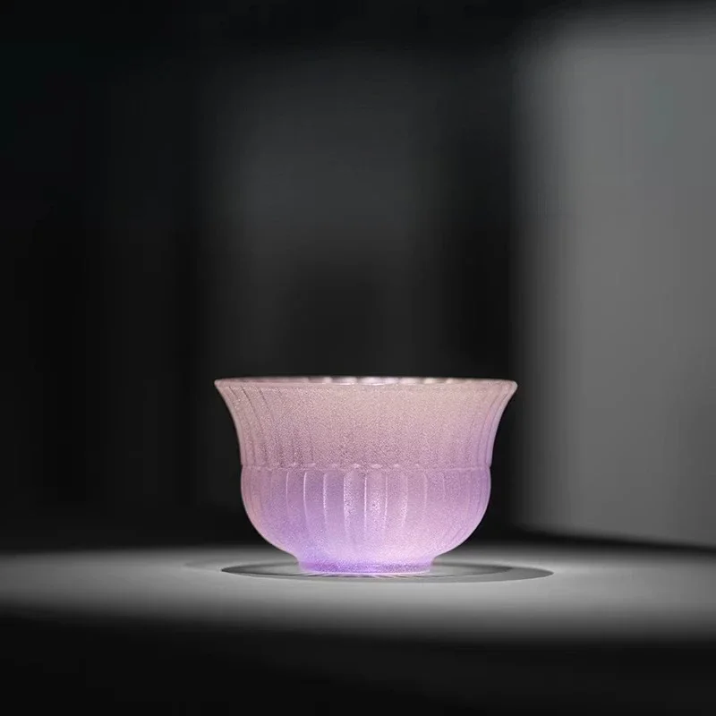 Glazed chrysanthemum petals build water slag buckets, wash tea ceremonies, water bowls, slag buckets, arrangements, flower vases