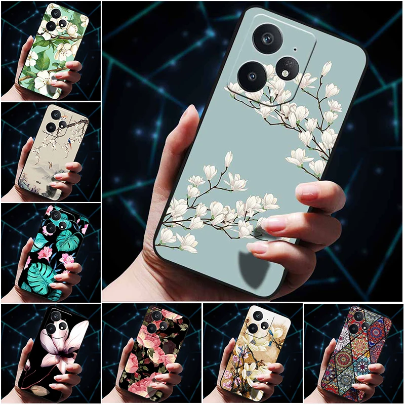 For Oppo Realme Neo 7 Case Neo7 3D Flower Soft Relief Silicone Back Cover for Realme Neo 7 5G RMX5060 Phone Case Protector Shell - zdjęcie 1