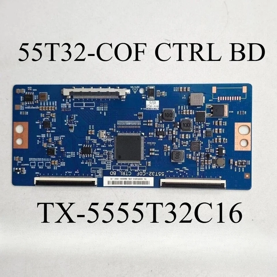 Genuine TX-5555T32C16 T-CON Board 55T32-COF CTRL BD Logic Board is