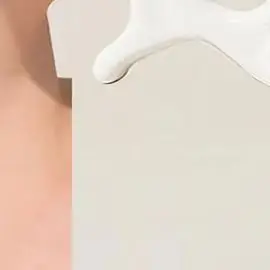 

White Ceramic Scraping Board Gua Sha For Face Body Massage Tool Body For Relief Massage Face Lift Guasha Acupoint Massager
