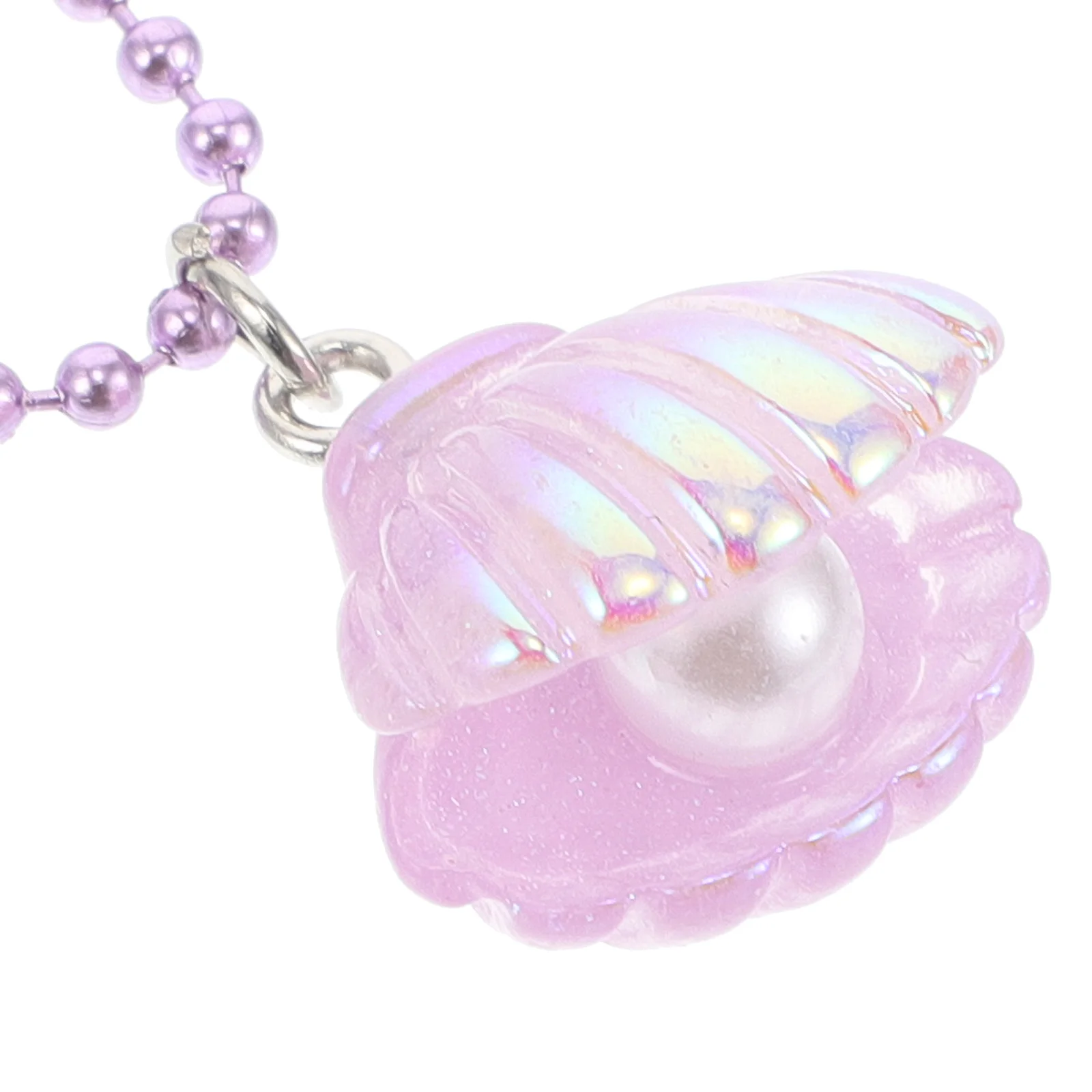 2 قطعة قلادة من الصدف وهمية للفتيات مريحة خفيفة الوزن حفلة شاطئ الصيف مجوهرات دائم لطيف قلادة المحيط الحيوان قلادة #6