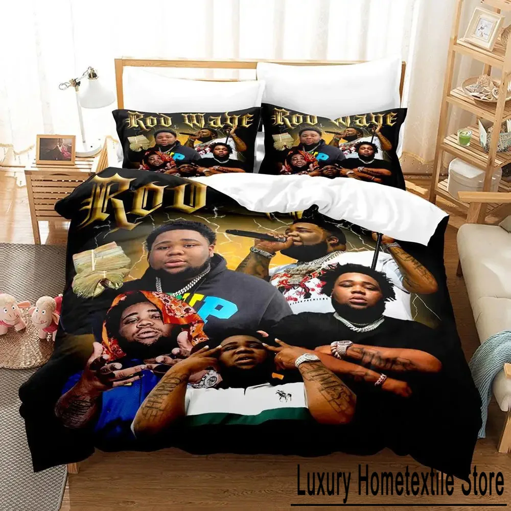 Anime Rod Wave Bedding Set Bedspread Single Double Queen King Size Bed Cover for Adults Boys Duvet Cover Bed Set Quilt Cover