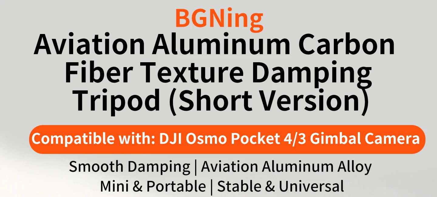 Aluminium Mini Tragbares Desktop-Stativ Handgriff für Gopro DJI Osmo Action 6 Pocket 3 Reise-Vlog-Stange – Detail 1