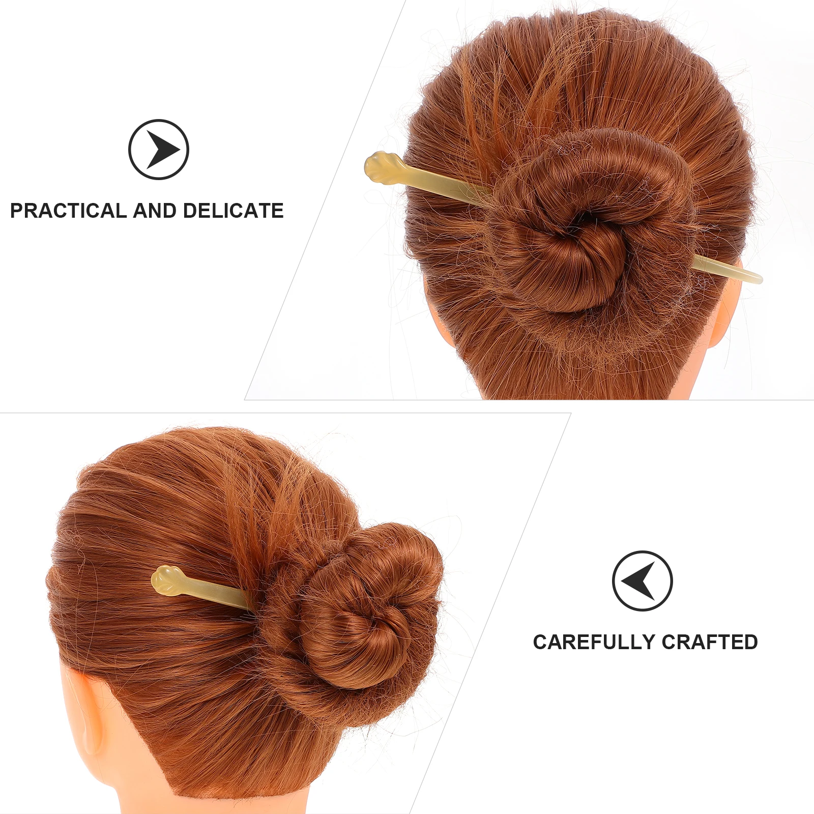 

Retro Style Vintage Hairpin For Women Girls Acetate Hair Stick Elegant Durable Decoration Party Festival Travel